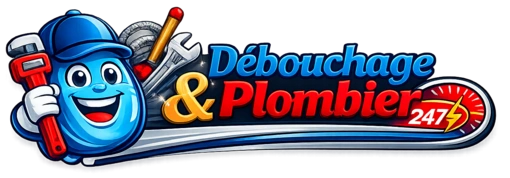 Debouchage Bertrix 247 logo plombier urgence - Débouchage canalisation WC éviers intervention rapide 24h/7j Bertrix Belgique